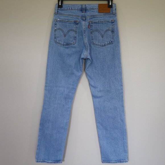 LEVIS WEDGIE STRAIGHT Size 25 Jeans Light Wash - Picture 12 of 12